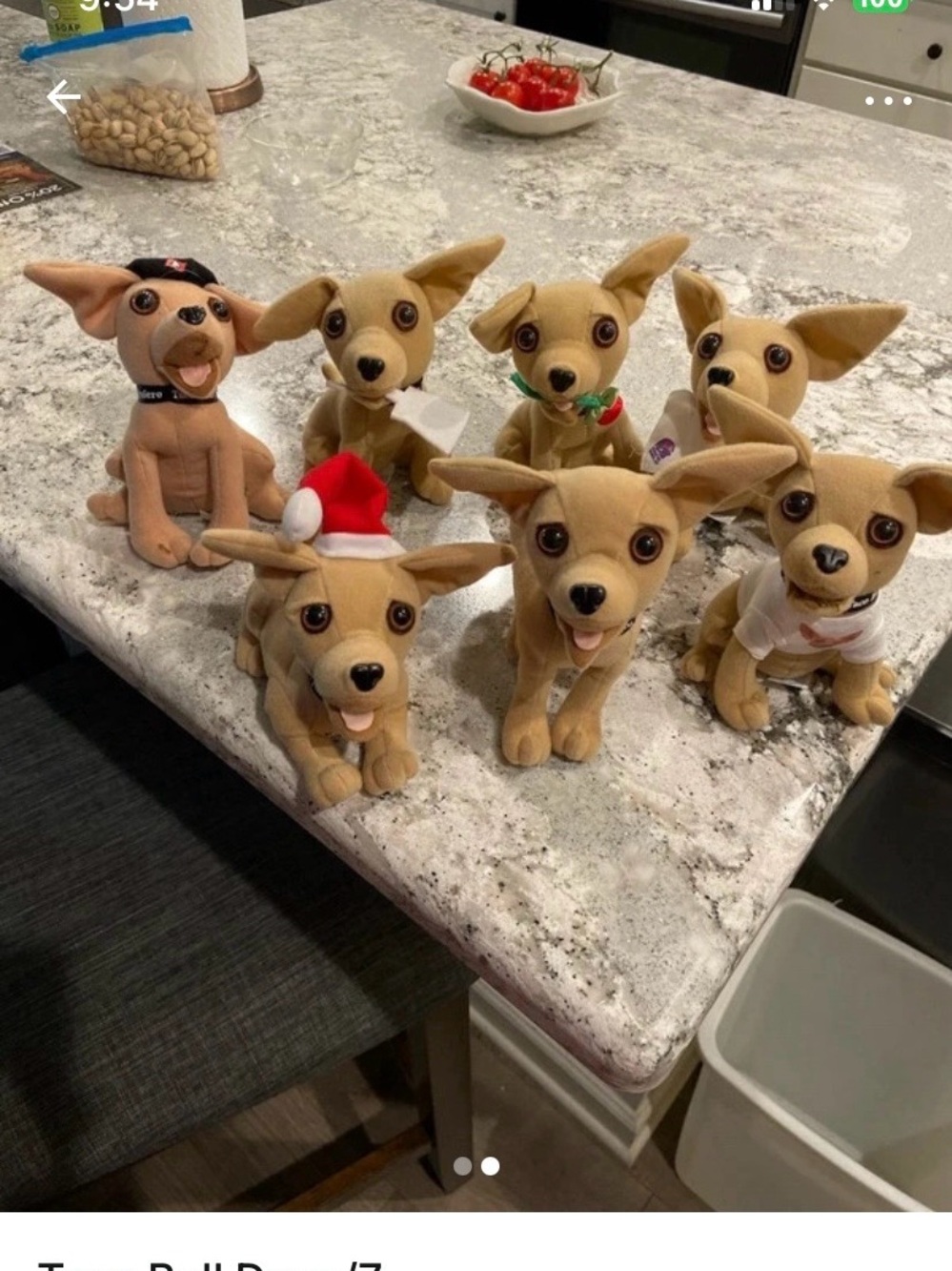 Plush Chihuahua Dog Toy - Tan Soft Squeaky Puppy